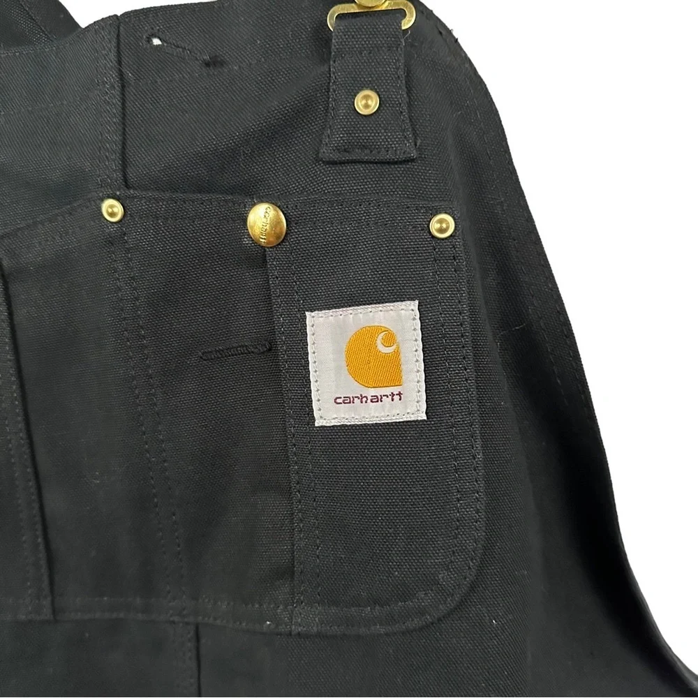 CARHARTT Duck Canvas Relaxed Fit Utility Overalls - Picture 9 of 15